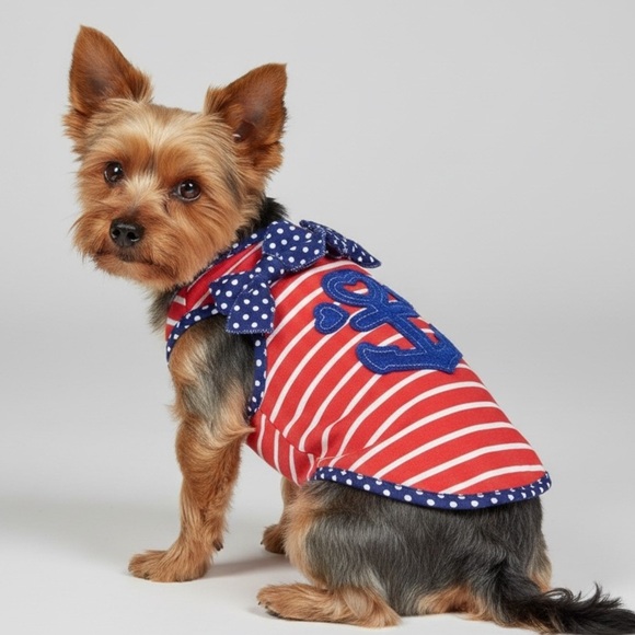 None Other - Nautical Sailor Dog Dress